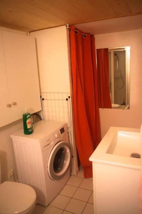 Appartement Rdc Dans Jolie Parc Arbore Beure Exterior foto